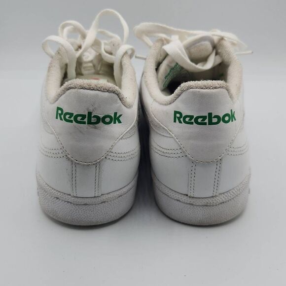 Reebok Club C 85 Men’s 9.5 Vintage White Classic Tennis Sneakers Retro Leather - Picture 8 of 9